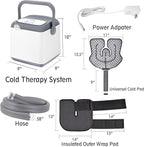 Cold Therapy System, Programable Ice Therapy Machine for Knee, Post-Surgery Continuous Cryotherapy Cold Pack, Including a Insulated Outer Wrap Pad