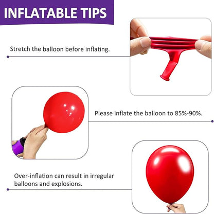 Firomi Small Red Balloons 5-inch 100 Pack | Helium Matte Round Thicken Latex - Image 6