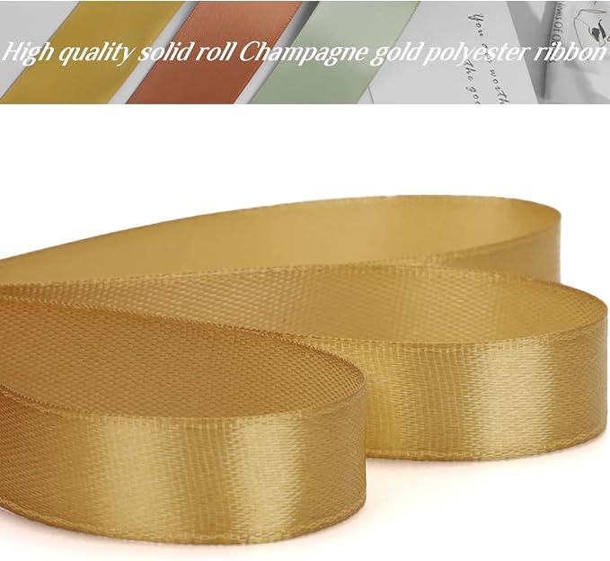 Nsilu Ribbon for Gift Wrapping 50 Yards Perfect Wedding Party Wreath Sewing DIY - Image 4