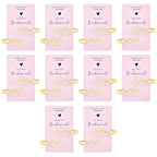 20PCS Bridesmaid Hair Clips - No Bend, Creaseless White Hair Clips for Bride, Women & Girls (20Pcs/10Cards)