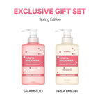 KUNDAL Honey & Macadamia / Cherry Blossom, Natural Protein Hair Care for Frizz Control & Elasticity | Cherry Blossom , 500ml (Pack of 2), Stocking Stuffers