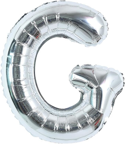 TONIFUL 40 Inch Large Silver Letter G Foil Balloons Alphabet Balloons | Giant by TONIFUL