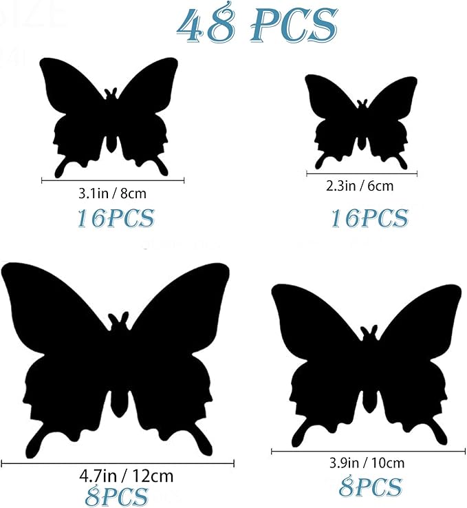 OPSEAM 3D Butterfly Wall Decor Butterfly Decorations Stickers - Image 5