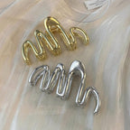 Hair Claw Clips, Snake Design Metal Hair Clip, Gold, for Women Girls, Fashionable Hair Accessories, Creative Thick Hair Clips, One Size