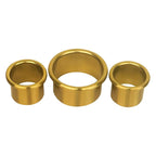 Hair Dryer Holder, Salon Hair Styling Station Organizer, 3pcs (Golden, Stainless Steel, Heat & Burn Resistant, Diameter: 3'' & 2'')