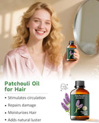Pure Patchouli Essential Oil for Outdoor Shield, Natural Protective Blends, Earthy Aroma for Reed Diffuser, Room Spray, Hair, Skin Care, Candle, Soap Making, Mumianhua 3.38 Fl Oz