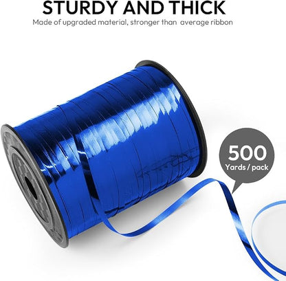 500 Yards Curling Ribbon for Gift Wrapping, 3/16" Balloon String for Christmas - Image 2