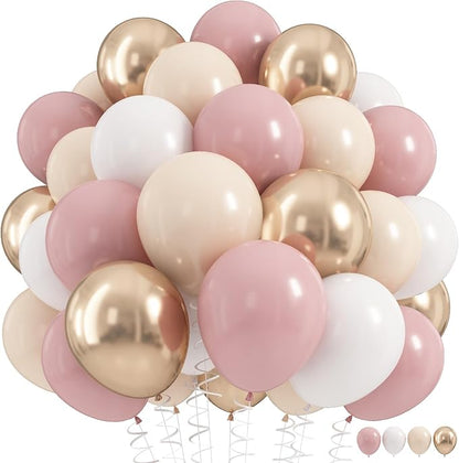 Dusty Pink Balloons by HILAVO