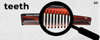 #60 Handmade Narrow Tooth Comb Tortoise Havana Acetate Fine Straight Thin Detangling Parting Grooming Teasing Hair Styling Hairdresser Barber Hairdressing Wet Dry Pocket Travel Women Men Kids