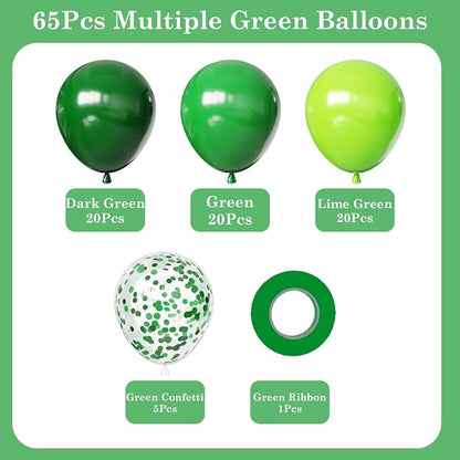 Green Balloons Set - Image 2