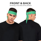 Boys Girls Sports Sweatband, Multifunction Elastic Head Band for Running Fitness Shower, Beauty Skinny Upside Down Pineapples Tropical Headwear Hair Accessories
