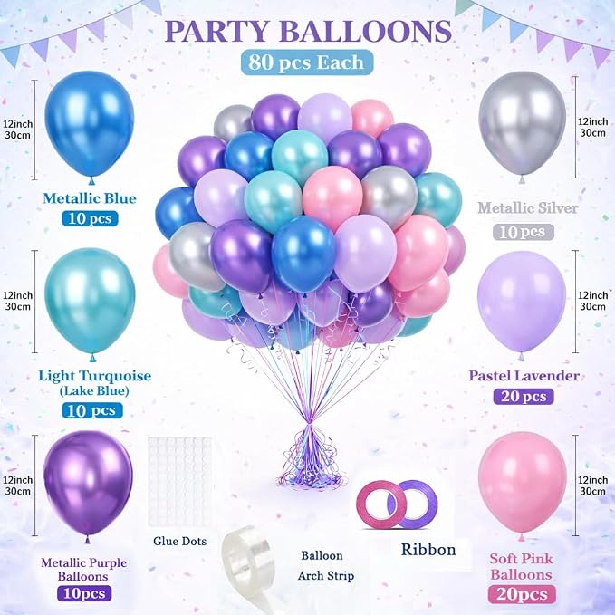 Party Balloons Kit, Latex Balloons - Image 2