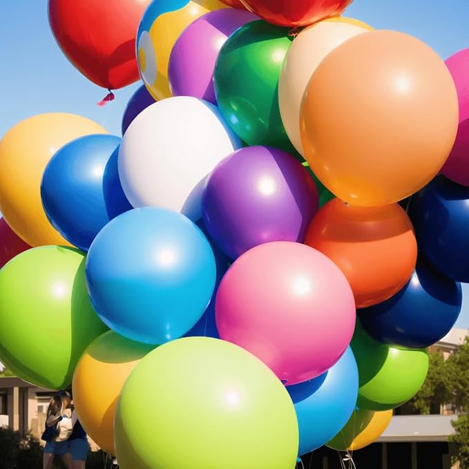 90 Pack 18 inch Balloons 15 Kinds Colors Latex Colorful Party Balloon Bulk - Image 6