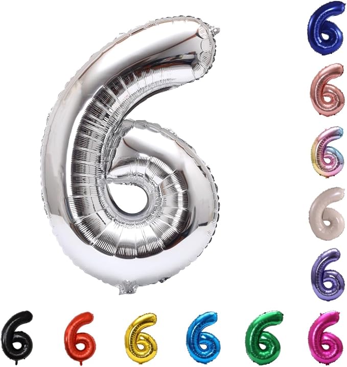 YPSelected 32 Inch Large Foil Helium Number Balloon Birthday Wedding Party 0-9 by YPSelected