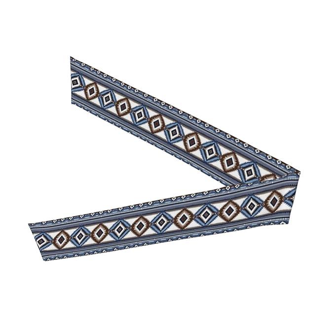 Men's Women Lovely Sports Sweat Band Hair Decor for Sports Workout Spa, Long Boho Style Colorful Surf Blue Tribal Navajo Aztec Geometric Ethnic Pattern Head Ribbon Headwear