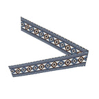 Men's Women Lovely Sports Sweat Band Hair Decor for Sports Workout Spa, Long Boho Style Colorful Surf Blue Tribal Navajo Aztec Geometric Ethnic Pattern Head Ribbon Headwear