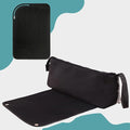 Hair Tools Travel Bag and Heat Resistant Mat，Set of 2, Women Essentials Storage Pouch for Curling Iron Straightener Flat Iron Hair Dryer