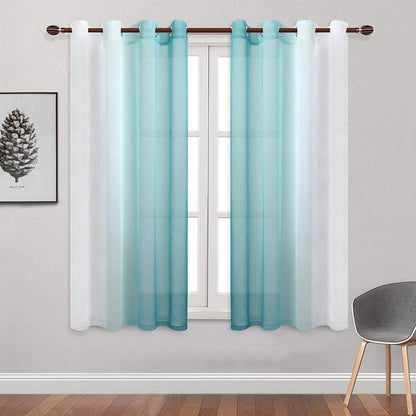 DWCN Ombre Sheer Curtains - Image 2