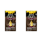 Garnier Hair Color Olia Ammonia-Free Brilliant Color Oil-Rich Permanent Hair Dye, 6.0 Light Brown, 1 Count (Packaging May Vary) (Pack of 2)