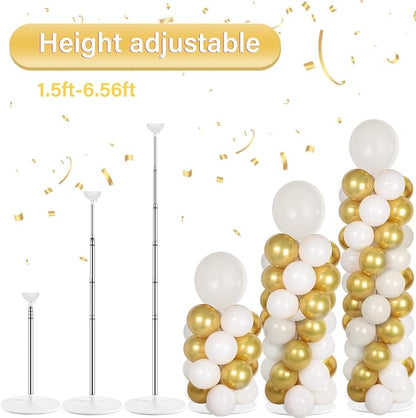 2 Sets Adjustable Balloon Column Stand Kit - Image 4