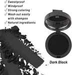 SOVONCARE Hairline Powder - Root Touch Up & Gray Hair Concealer for Men and Women, Instantly Covers Thinning Hair and Bald Spots, Natural-Looking Coverage Dark Black 0.35 oz