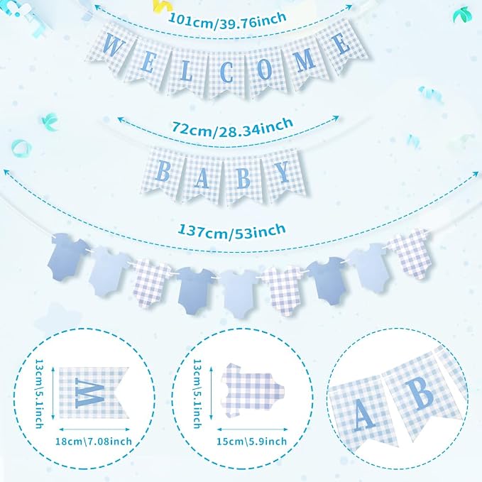 Baby Boy Baby Shower Banner - Image 7