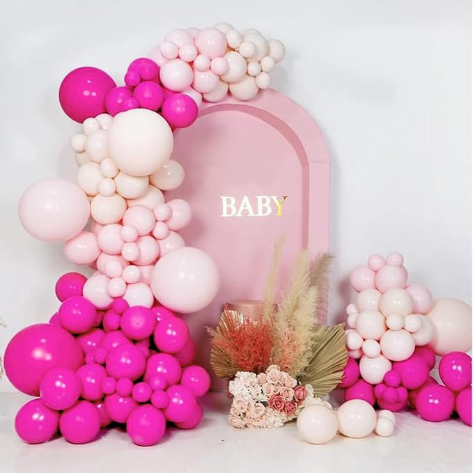 50 Pack Hot Pink Balloons 12 Inch - Image 6