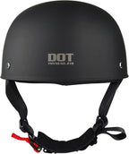 Baseball Motorcycle Helmet - Half Helmet Motorcycle Men Women for Bike Cruiser Chopper Moped Scooter with Gloves and Masks, Dot Approve