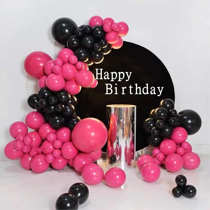 5 inch Hot Pink Party Balloons - Image 6