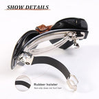 Hair Barrettes For Women - 3Pcs Butterfly Barrettes for Thick Hair French Design with Beautiful Lines Elegant and Stylish - Perfect Hair Accessories for Women (muwen)