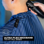 Barber Strong The Barber Cape Haircut Cover for Men, Hair Repelling and Static-Reducing Material, Water Resistant Fabric