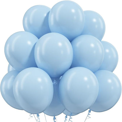 Pastel Blue Balloons by Togvu
