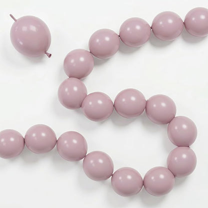 Dusty Pink Linking Balloons, Quick Linked Balloon by Govpy
