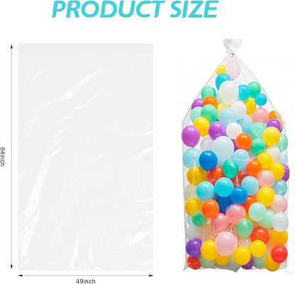 2 Pack Balloon Bags 64 x 49 Inch Big Plastic Balloon Storage Bag Large Balloon - Image 2