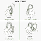 ARHGOAT Deep Moisture Hair Mask with Avocado, Moisturizing for Damaged Hair & Frizz Control 12 fl oz, Repair and Smooth for All Hair Types