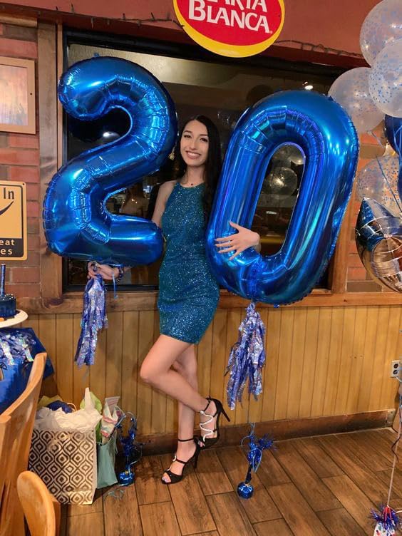 Navy Blue 20 Balloon - Image 2