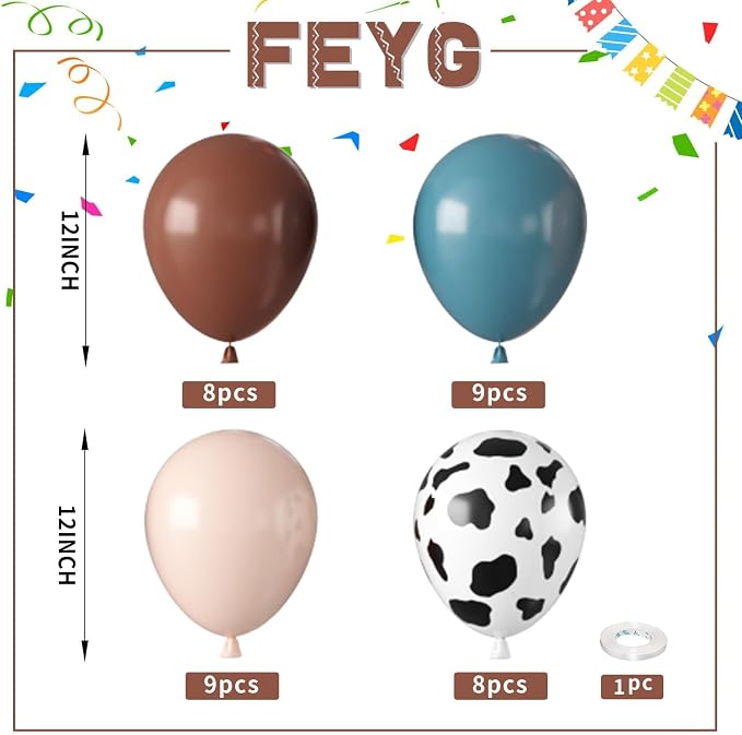 Cowboy Western Balloons - Image 2