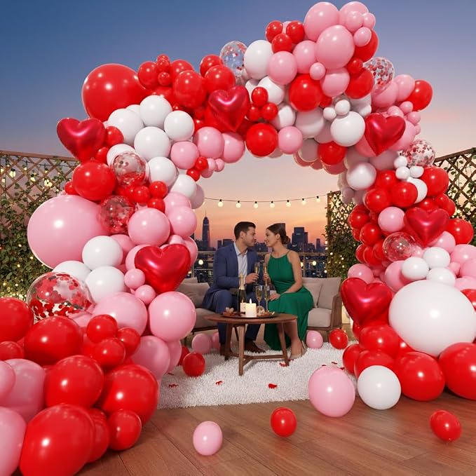 Valentines Day Balloons Garland Arch Kit - Image 6