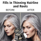 Root Cover Up Powder for Women - Light Gray Hairline Powder for Bald Spots, Eyebrows, Beard Line, Light-Blonde Hair Fibers for Thinning Hair Shadow Powder 2 Pack