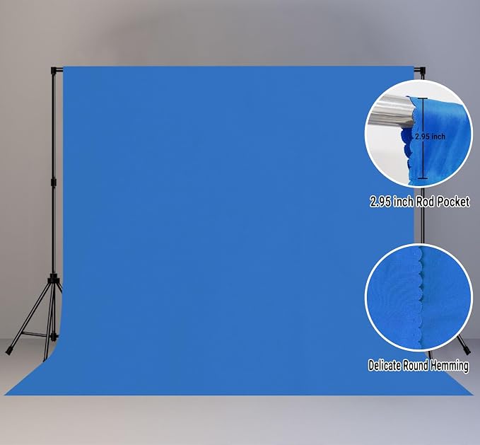 Royal Blue Photography Backdrop - Image 6