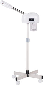 Professional Facial Steamer, Hot Mist Spray & Ozone, LCD Touch Screen & Timer Function, 600CC Large Capcity Water Jag, SPA at Home, White