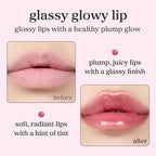 NOONI Korean Lip Oil - Appleplum | Long-Lasting, Moisturizing, Plumping, Revitalizing for Dry Lips, Waterproof, No Peel Off, Korean Tint, Hydrating, Nourishing Crystal Clear, 0.12 FL Oz
