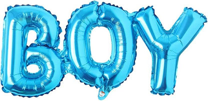 Boy girl connection Letter foil balloons children party decoration birthday by REIANS