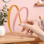 6 Pack No Pressure Headbands for Glasses Wearers - Flexible Non-Slip Hairbands, Matte Plastic with Teeth, for Women & Girls, Comfortable No Pressure, Ideal for Daily Use, Makeup & More