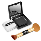 New Root Touch Up Hair Color With Makeup Brush for Gray Hair Coverage,Hair Fibers for Thinning Hair,Hairline Powder - Instantly Cover Touch Up,Black Root Touch Up, Hair Powder for Women Men (Black)