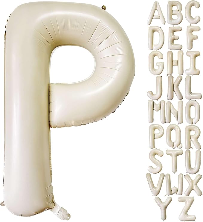 Giant Letter Balloons by Lovoir