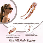 Headbands with Teeth Non-Slip Thin Acetate Hairbands for Women, Sunglasses Headband Design, 90s Retro Hair Barrettes, No Pressure & No Headache Head Bands (Amber Brown Star)