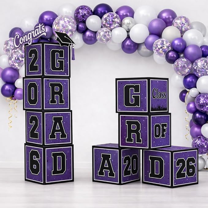 Purple Graduation Decorations 2026 - Image 8