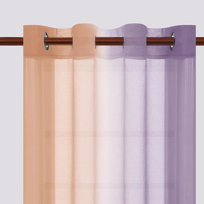 DWCN Ombre Sheer Curtains - Image 3