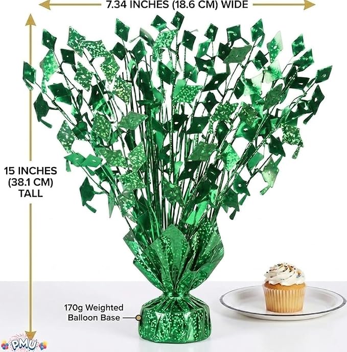 PMU 3 Pcs Green Graduation Balloon Weights, Graduation Centerpieces - Image 5